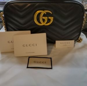 Gg Marmont small matelassé shoulder bag